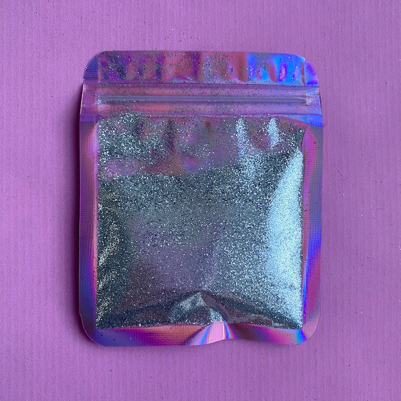 BIOGLITTER - Silver Glaze - 10 Gram